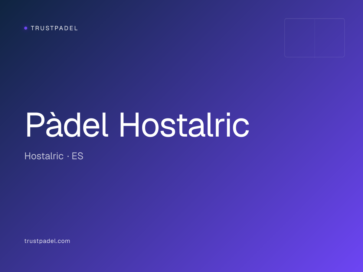 Pàdel Hostalric padel club