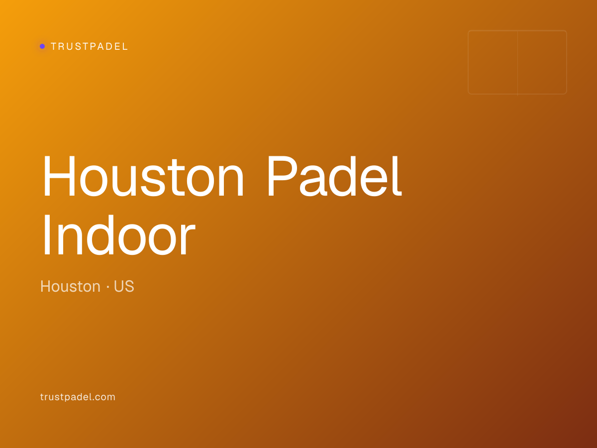 Houston Padel Indoor padel club