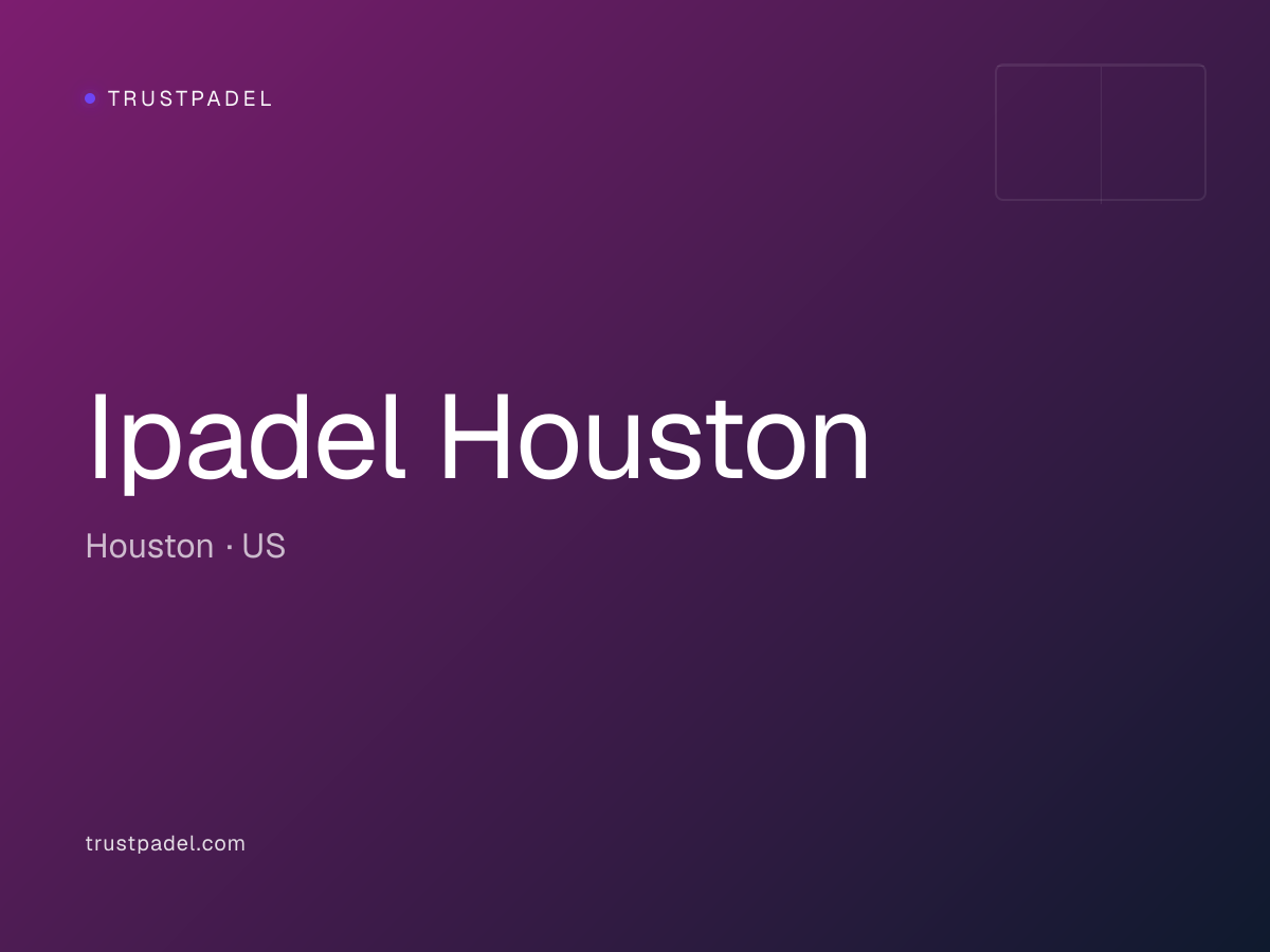 Ipadel Houston padel club
