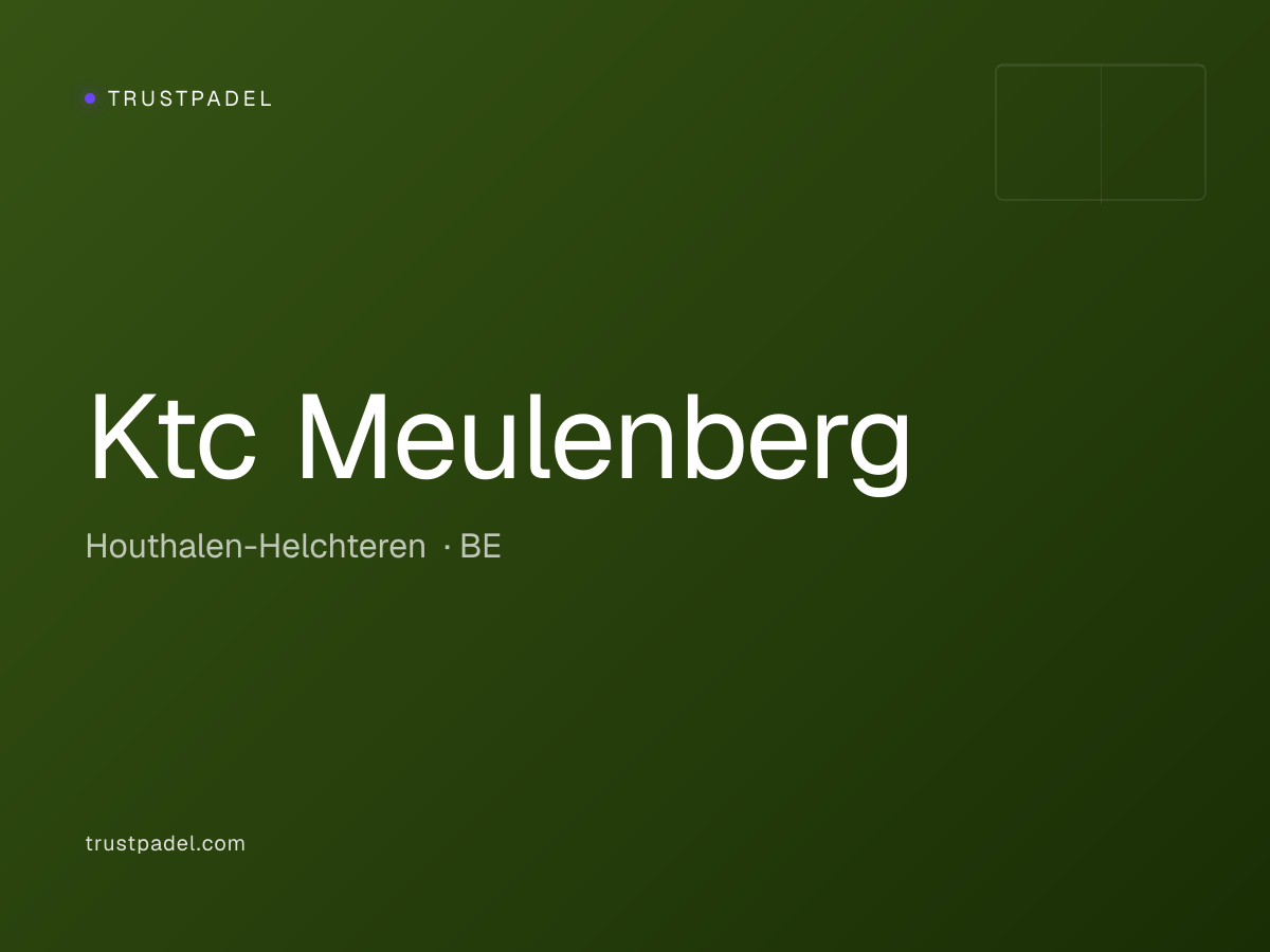 Ktc Meulenberg padel club
