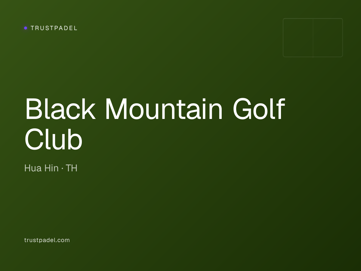 Black Mountain Golf Club padel club