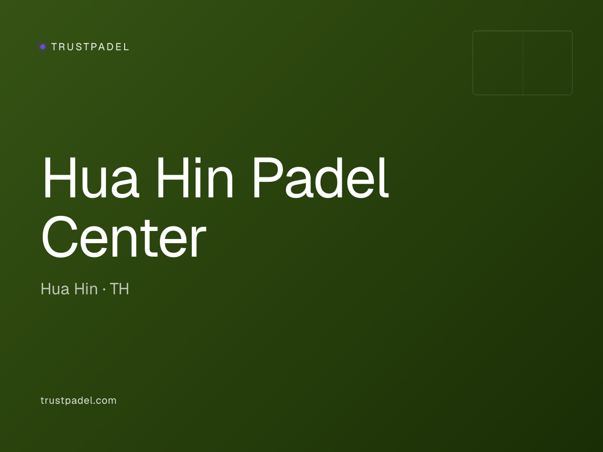 Hua Hin Padel Center padel club