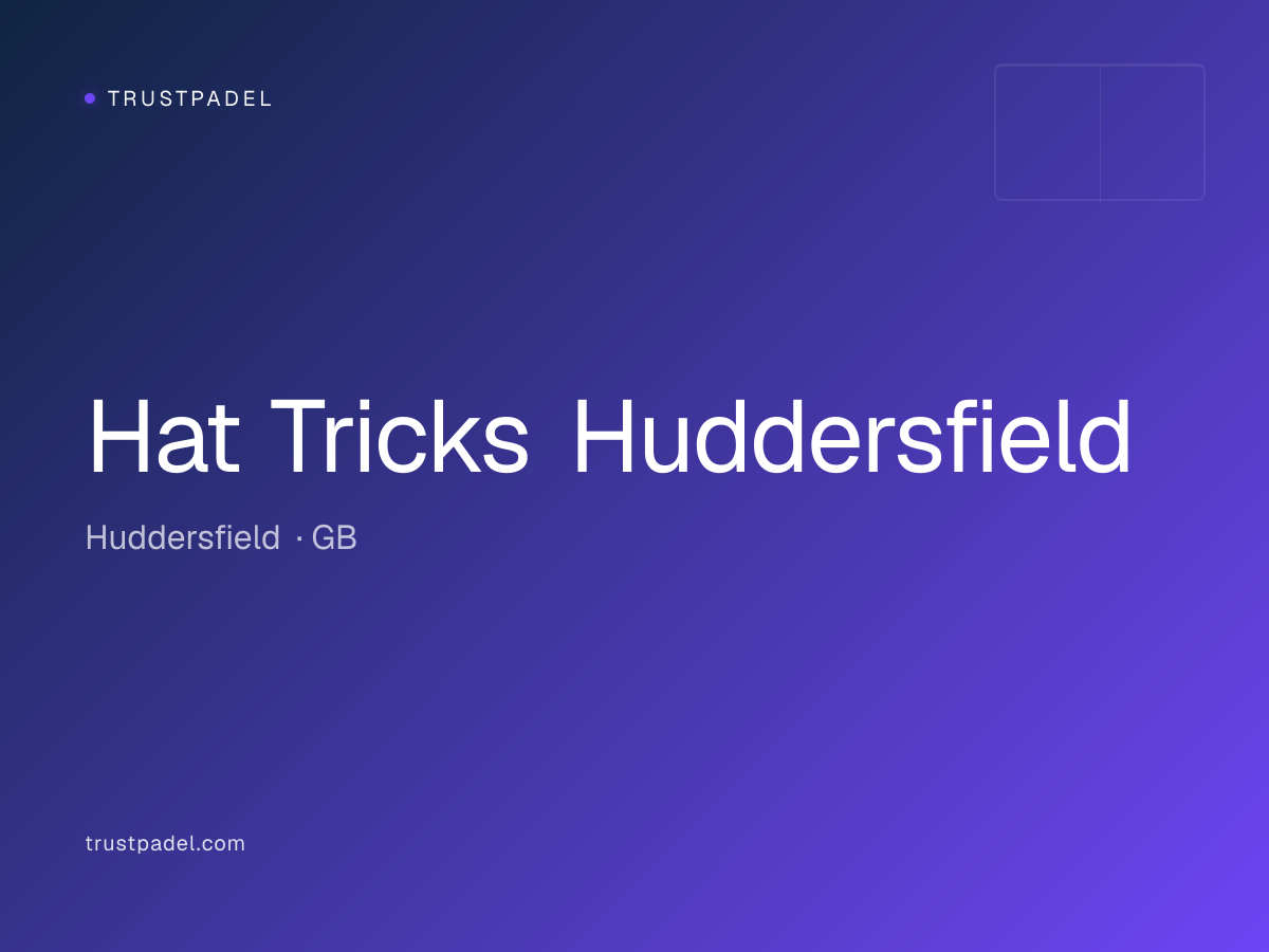 Hat Tricks Huddersfield padel club