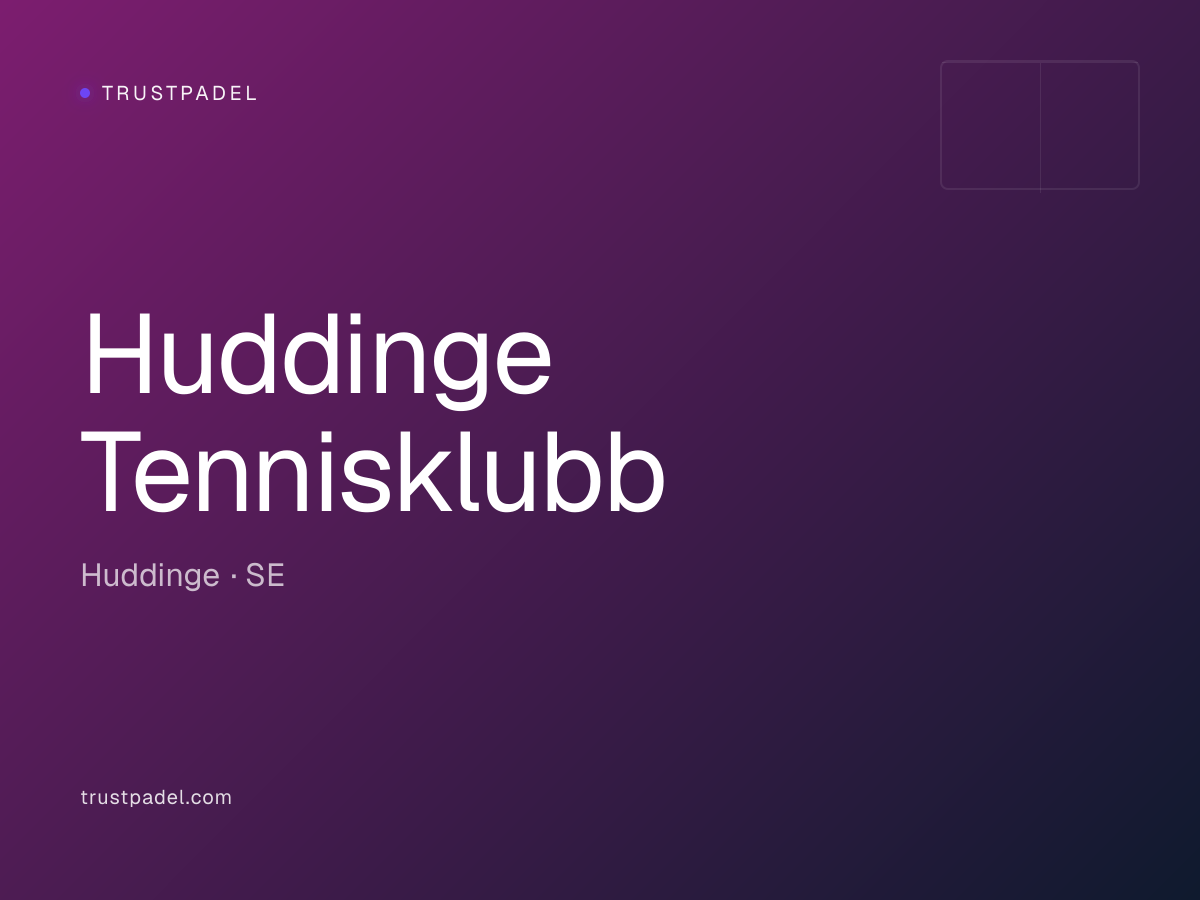 Huddinge Tennisklubb padel club