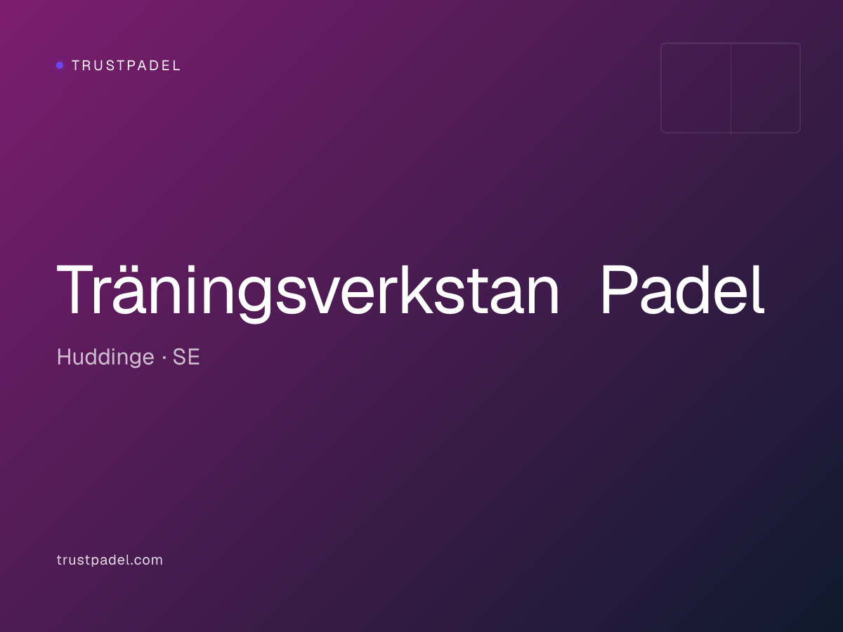 Träningsverkstan Padel padel club