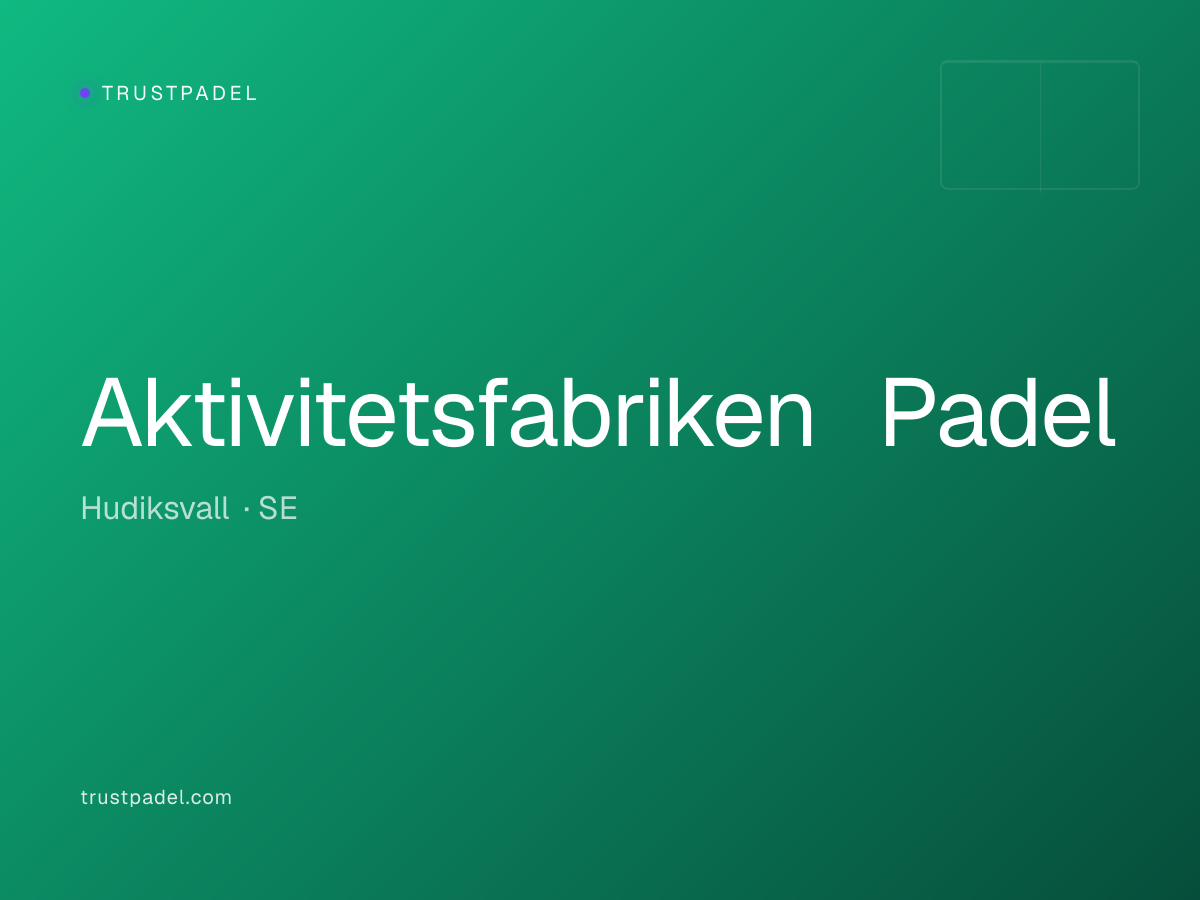 Aktivitetsfabriken Padel padel club