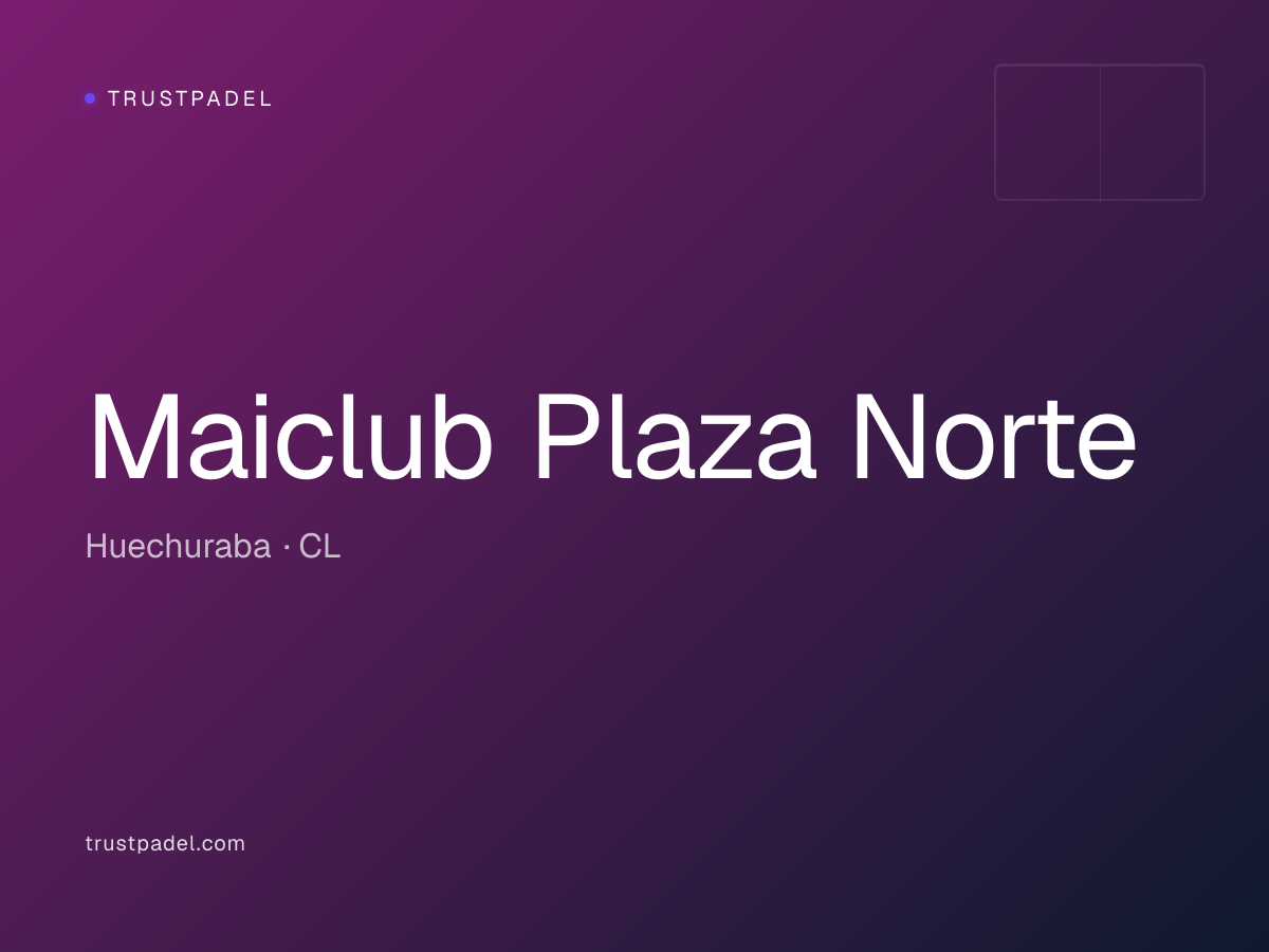 Maiclub Plaza Norte padel club