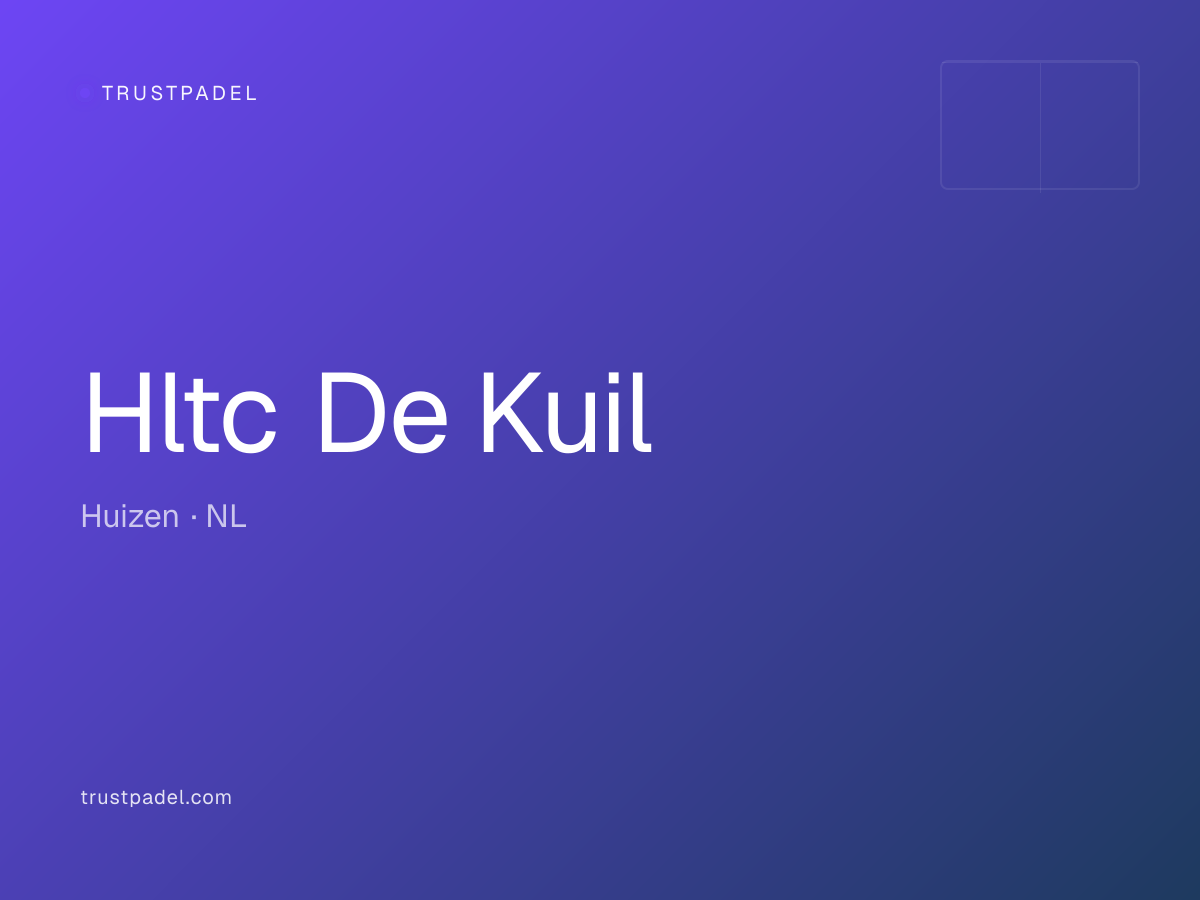 Hltc De Kuil padel club