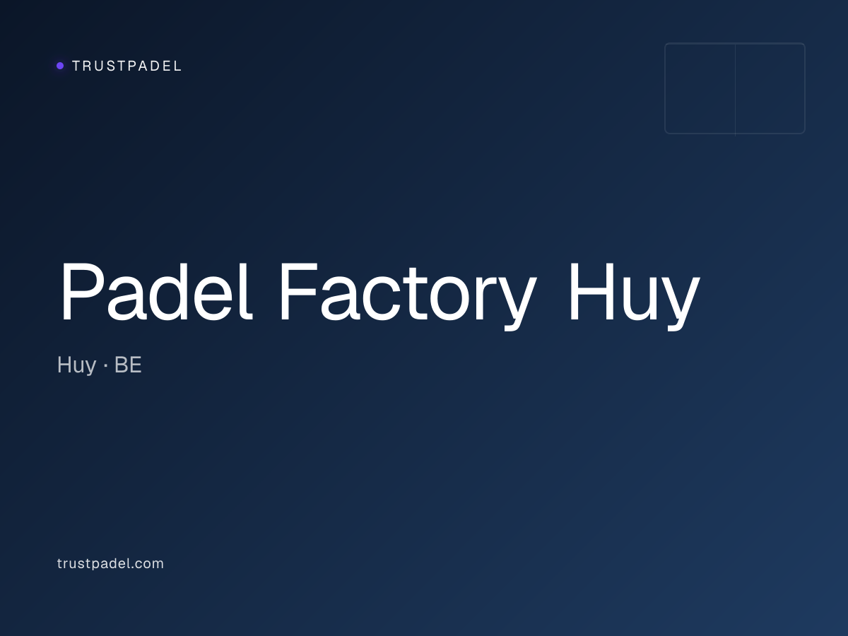 Padel Factory Huy padel club