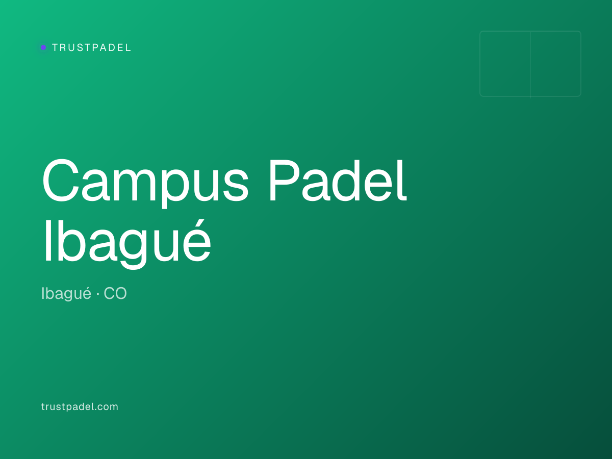 Campus Padel Ibagué padel club