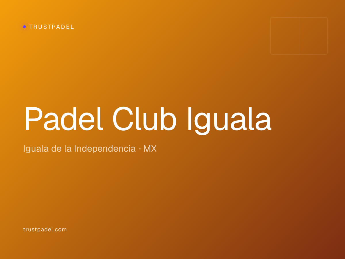 Padel Club Iguala padel club