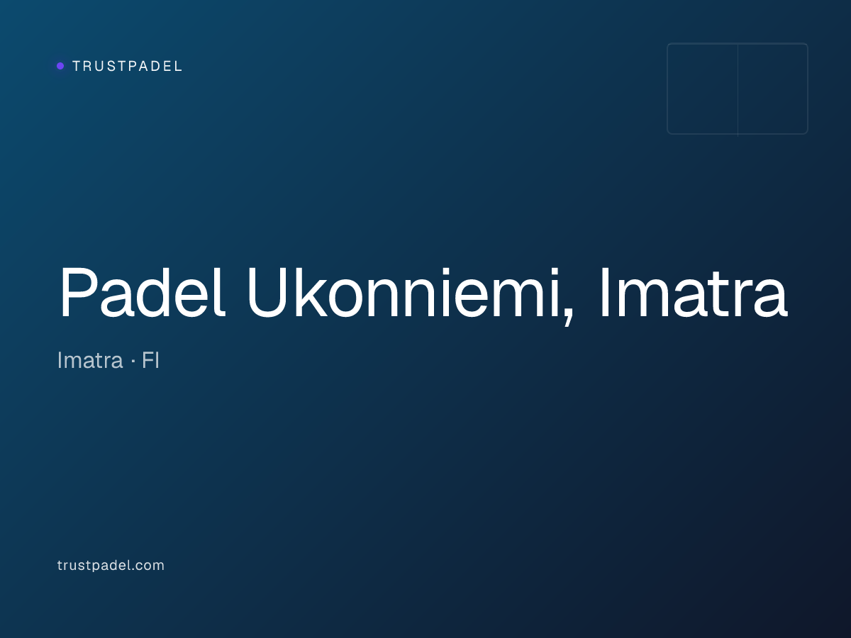 Padel Ukonniemi, Imatra padel club