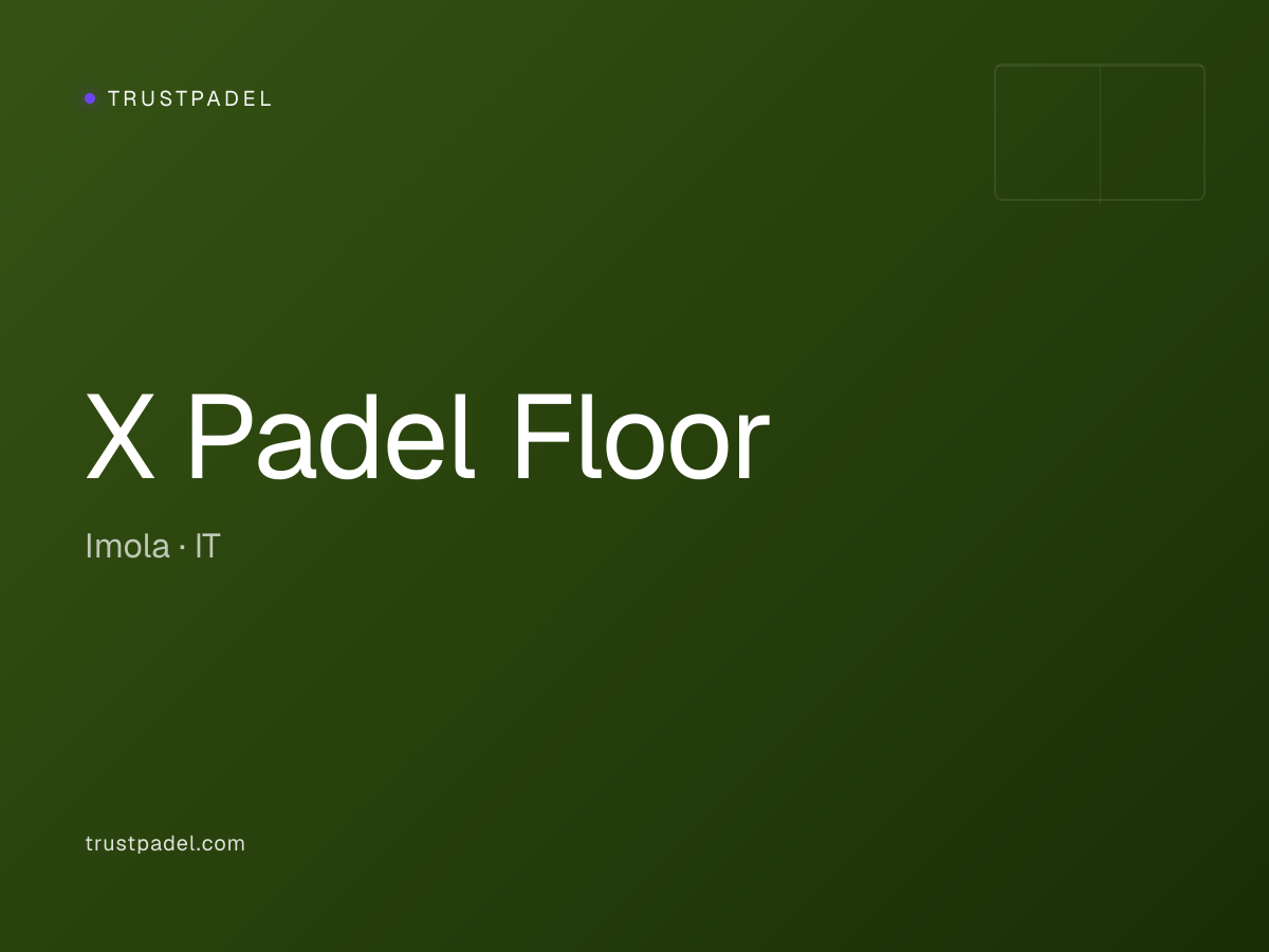 X Padel Floor padel club