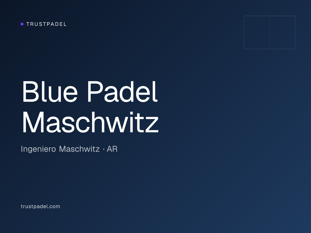 Blue Padel Maschwitz padel club