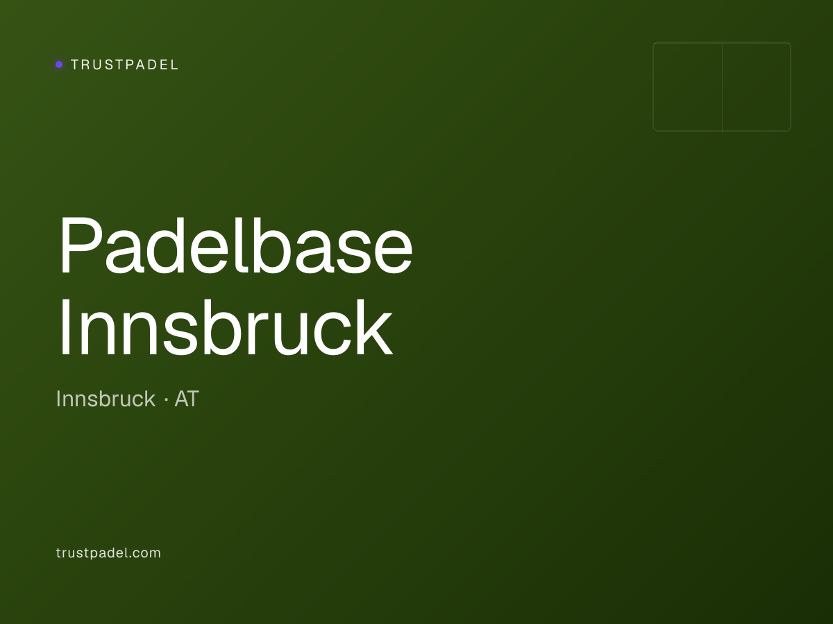 Padelbase Innsbruck padel club