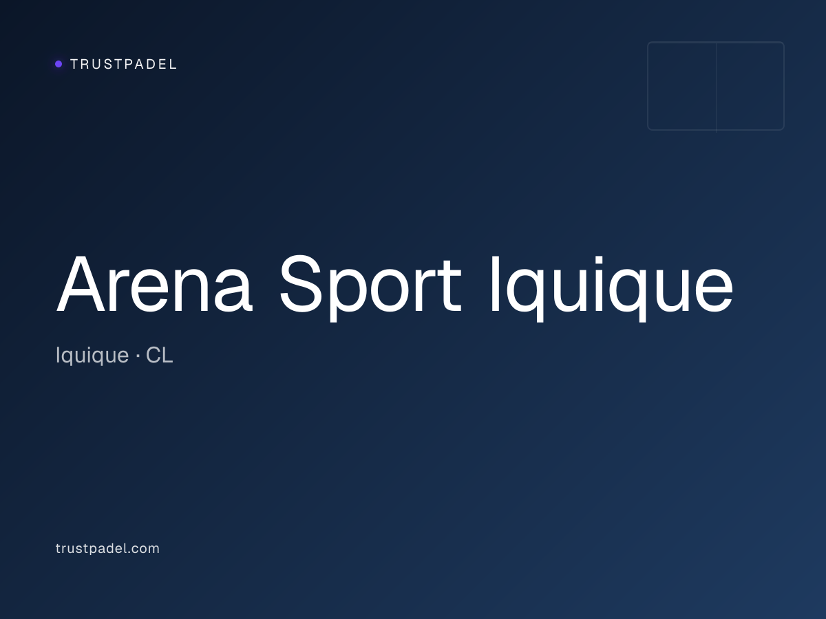Arena Sport Iquique padel club