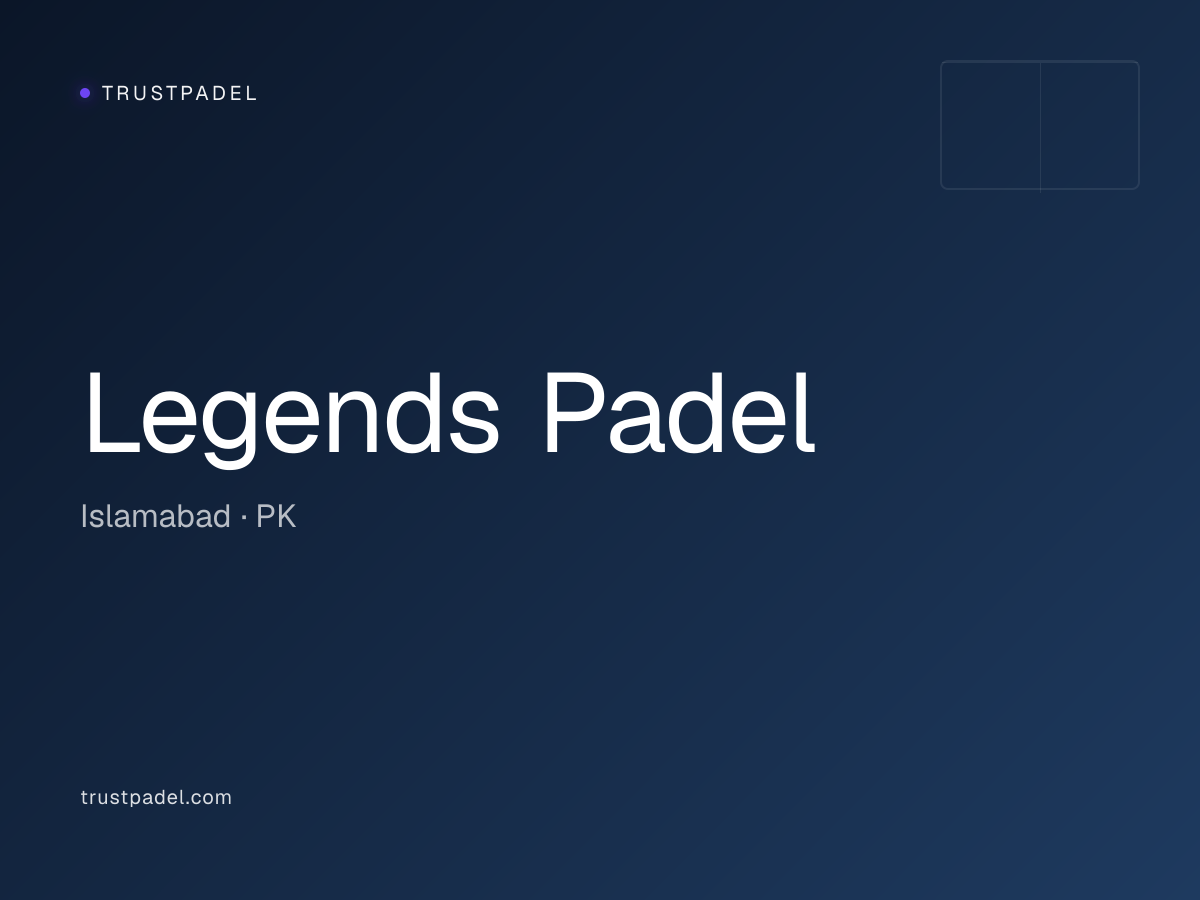 Legends Padel padel club