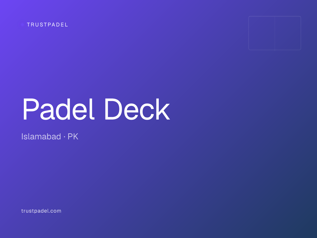 Padel Deck padel club