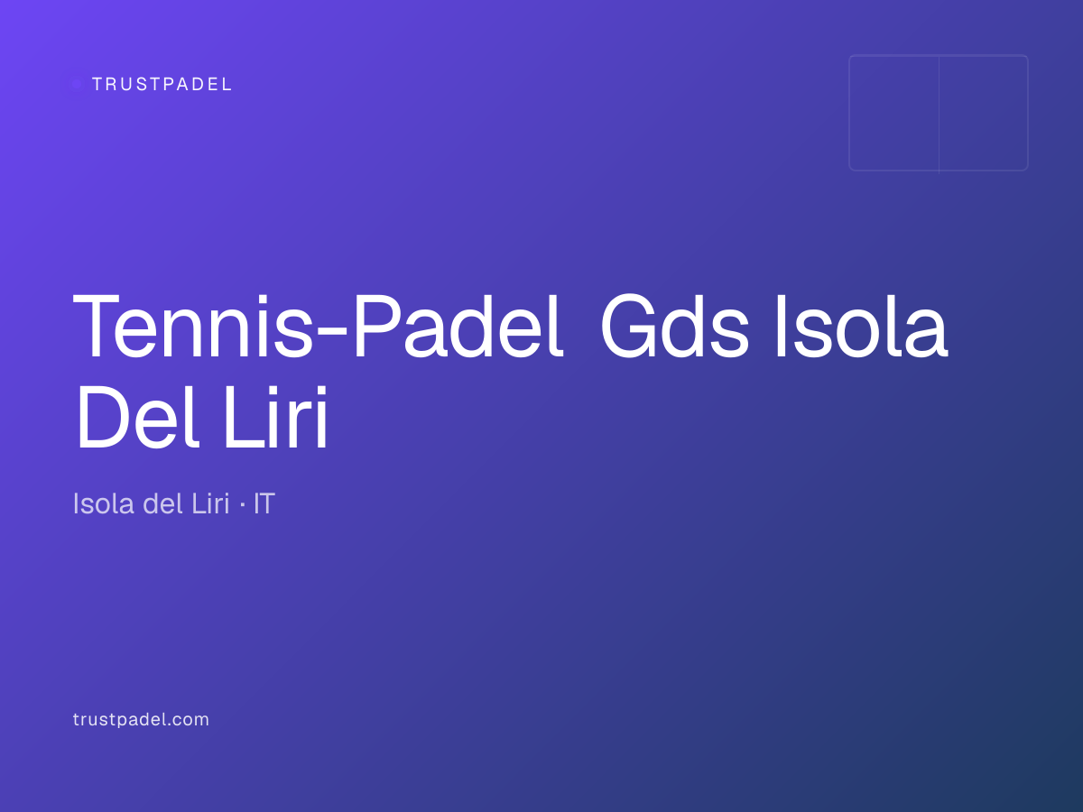 Tennis-Padel Gds Isola Del Liri padel club