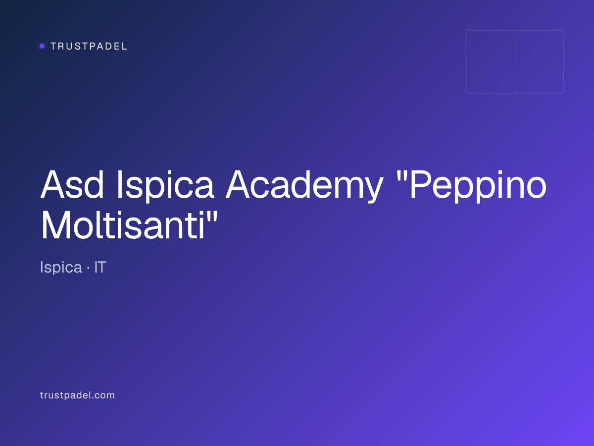 Asd Ispica Academy "Peppino Moltisanti" padel club