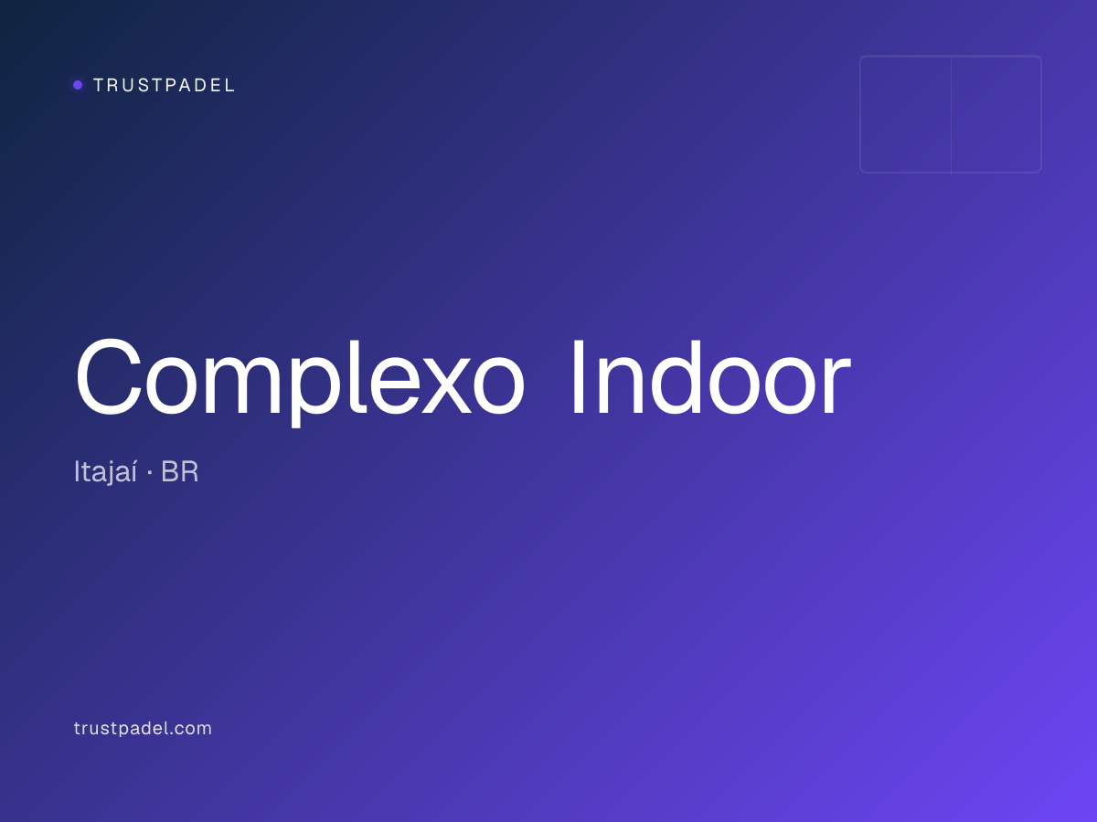 Complexo Indoor padel club
