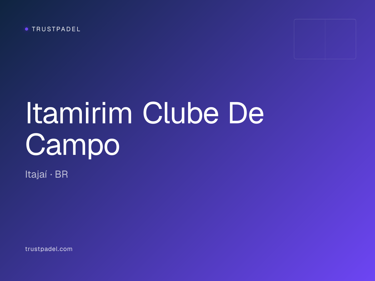 Itamirim Clube De Campo padel club