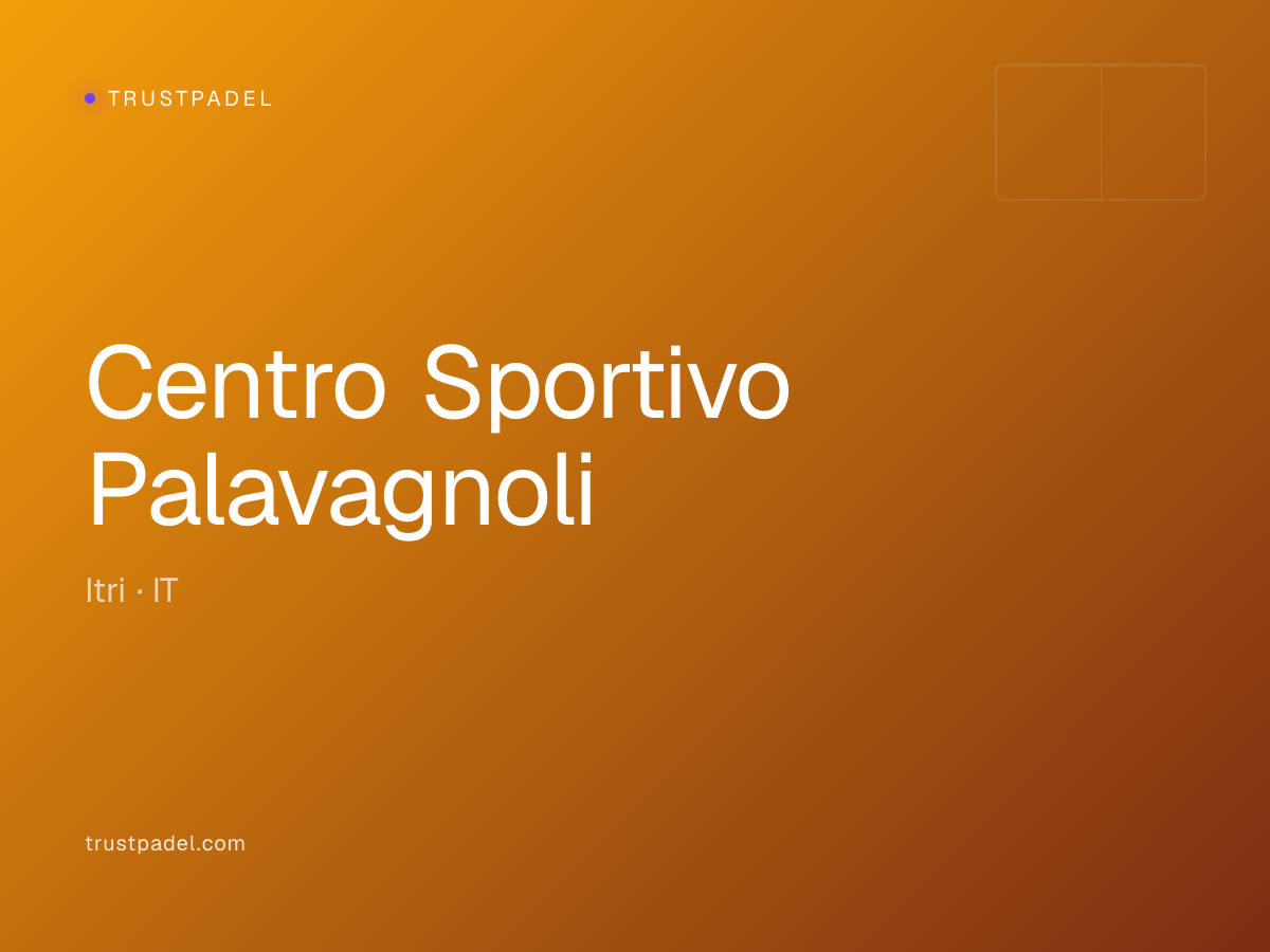 Centro Sportivo Palavagnoli padel club