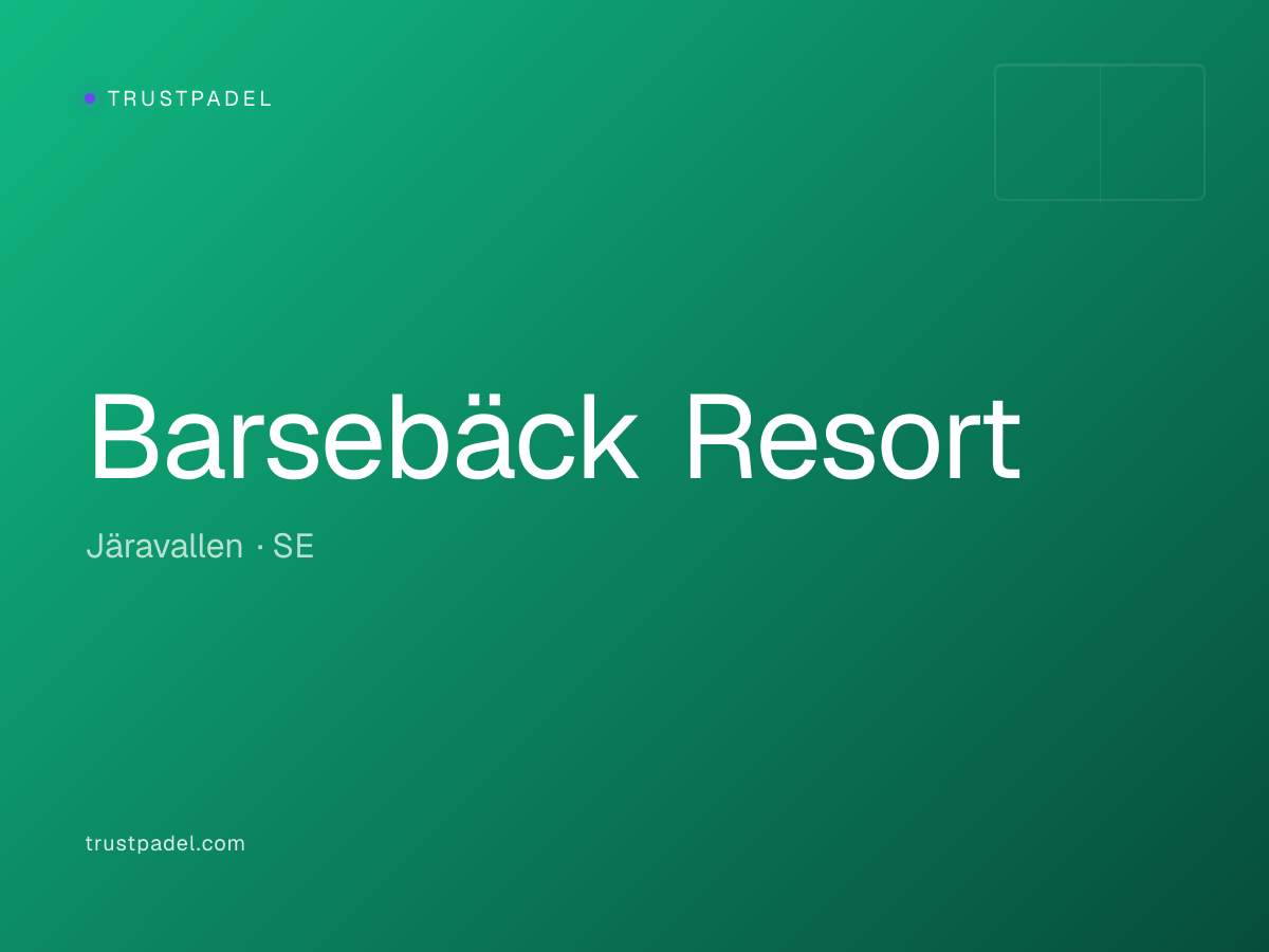 Barsebäck Resort padel club