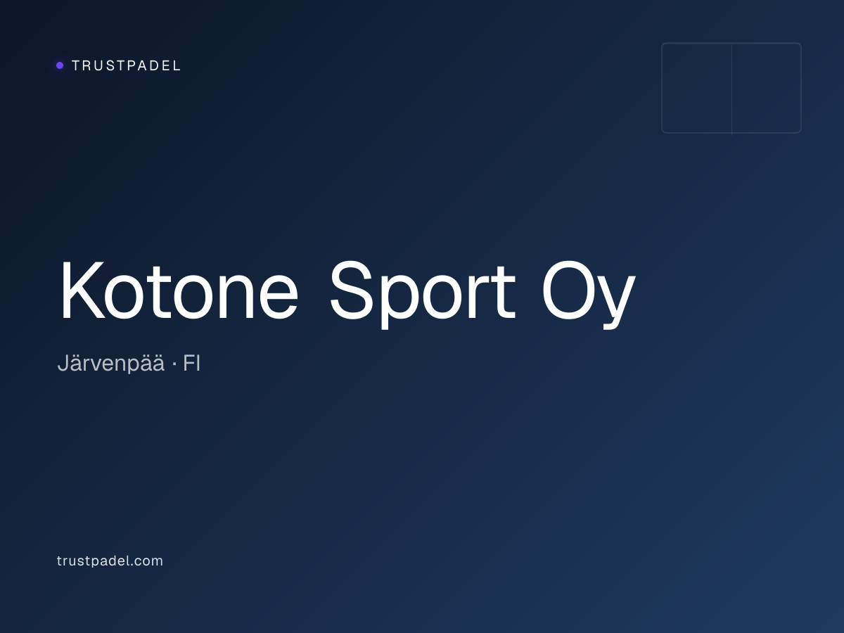 Kotone Sport Oy padel club