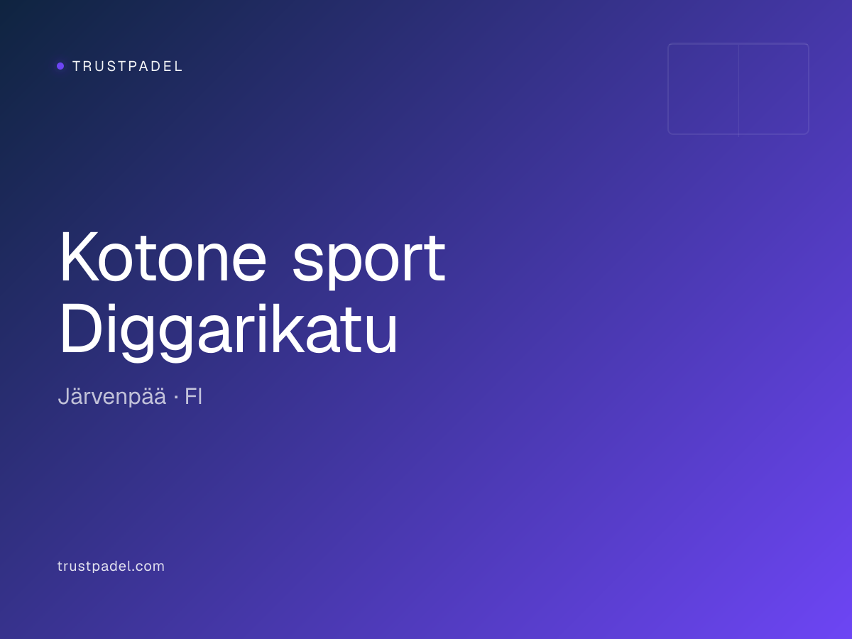 Kotone sport Diggarikatu padel club