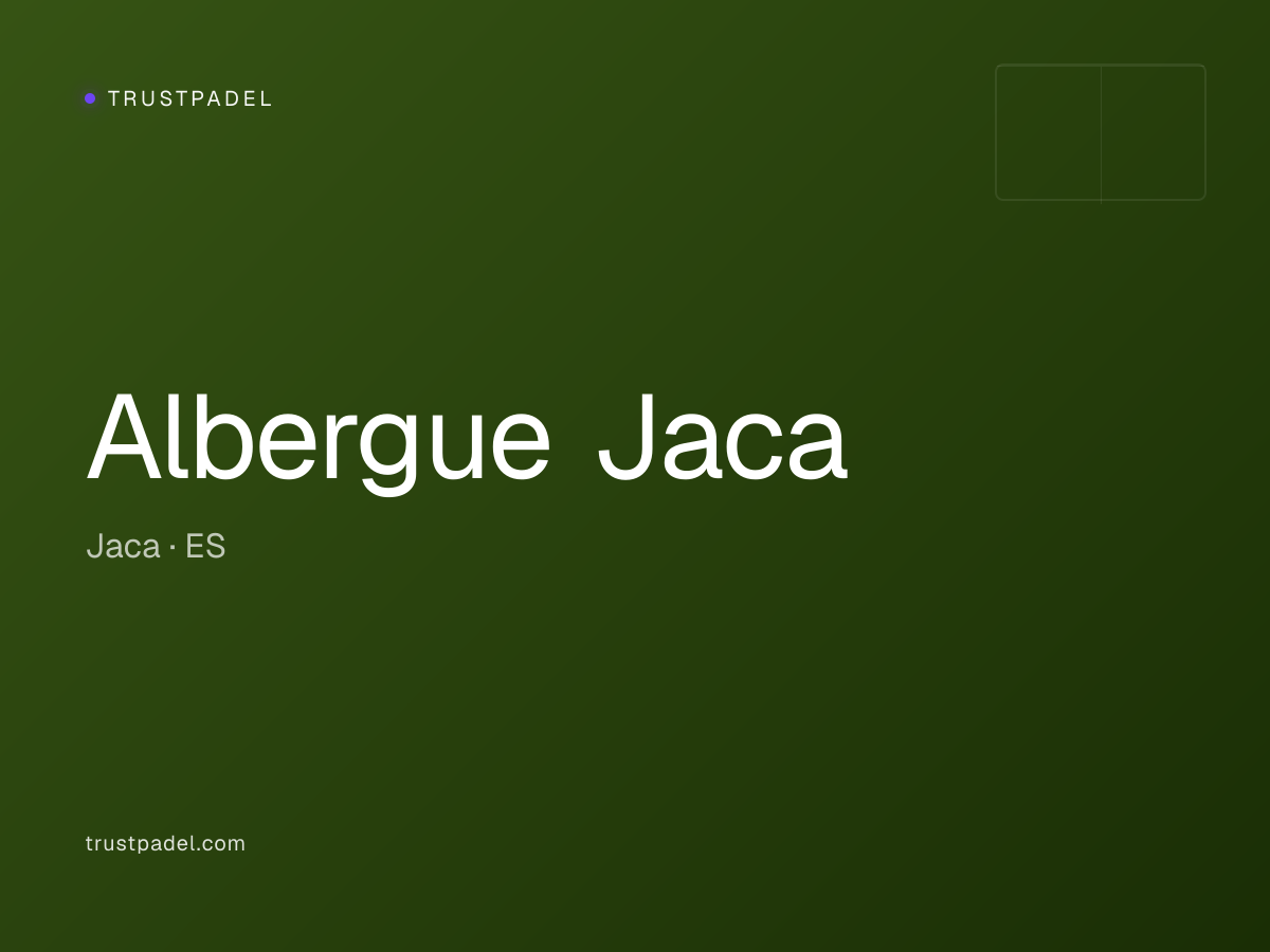 Albergue Jaca padel club