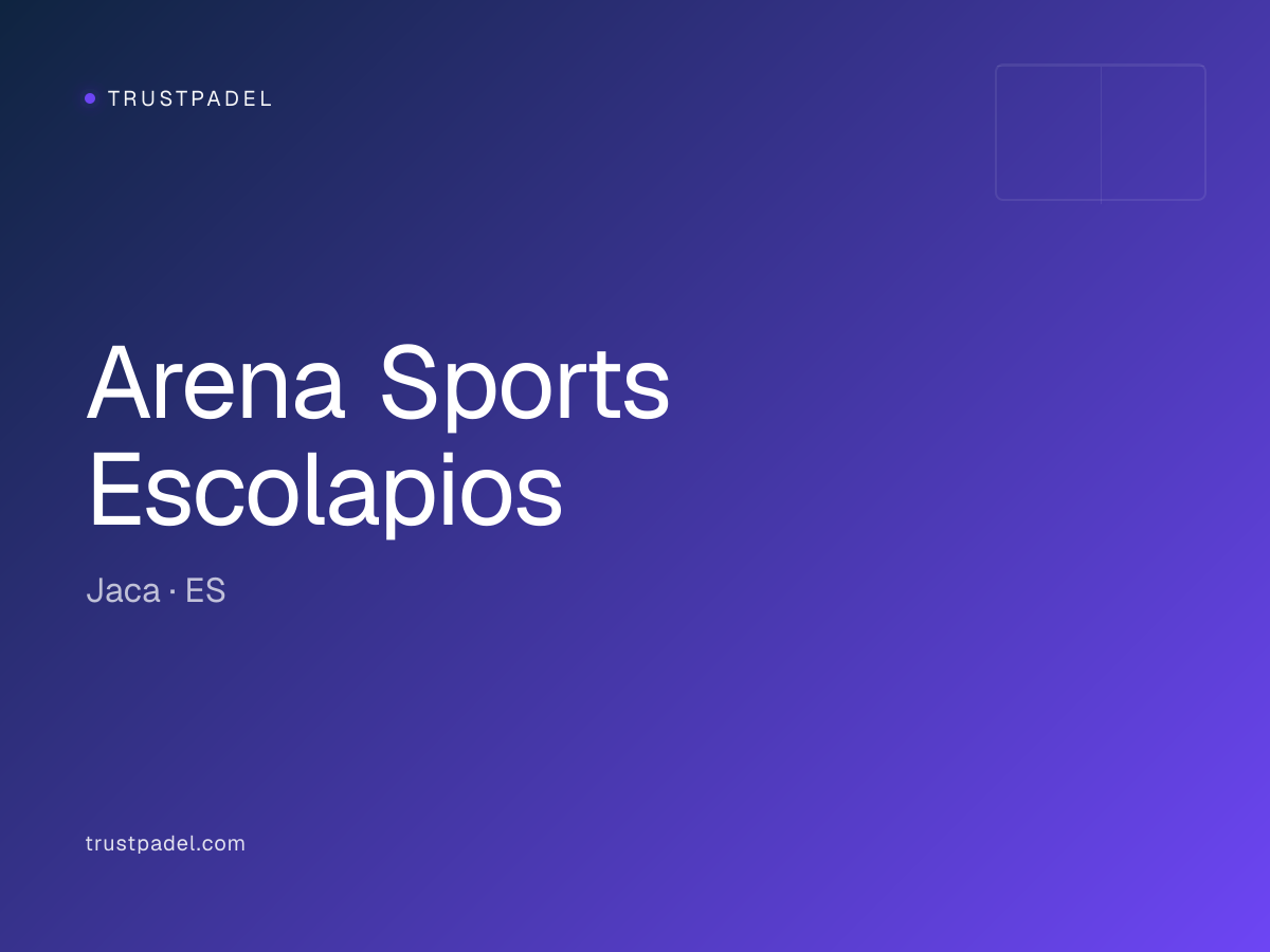 Arena Sports Escolapios padel club