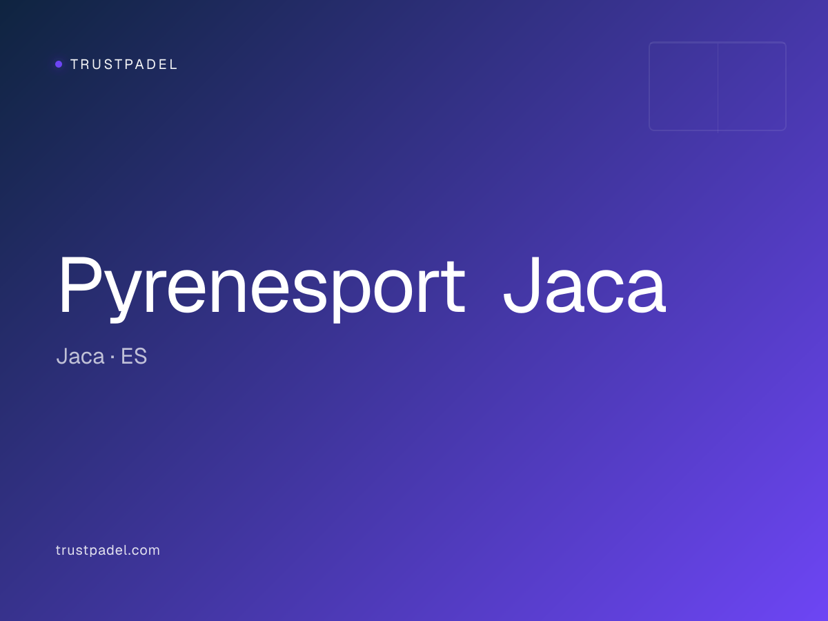 Pyrenesport Jaca padel club