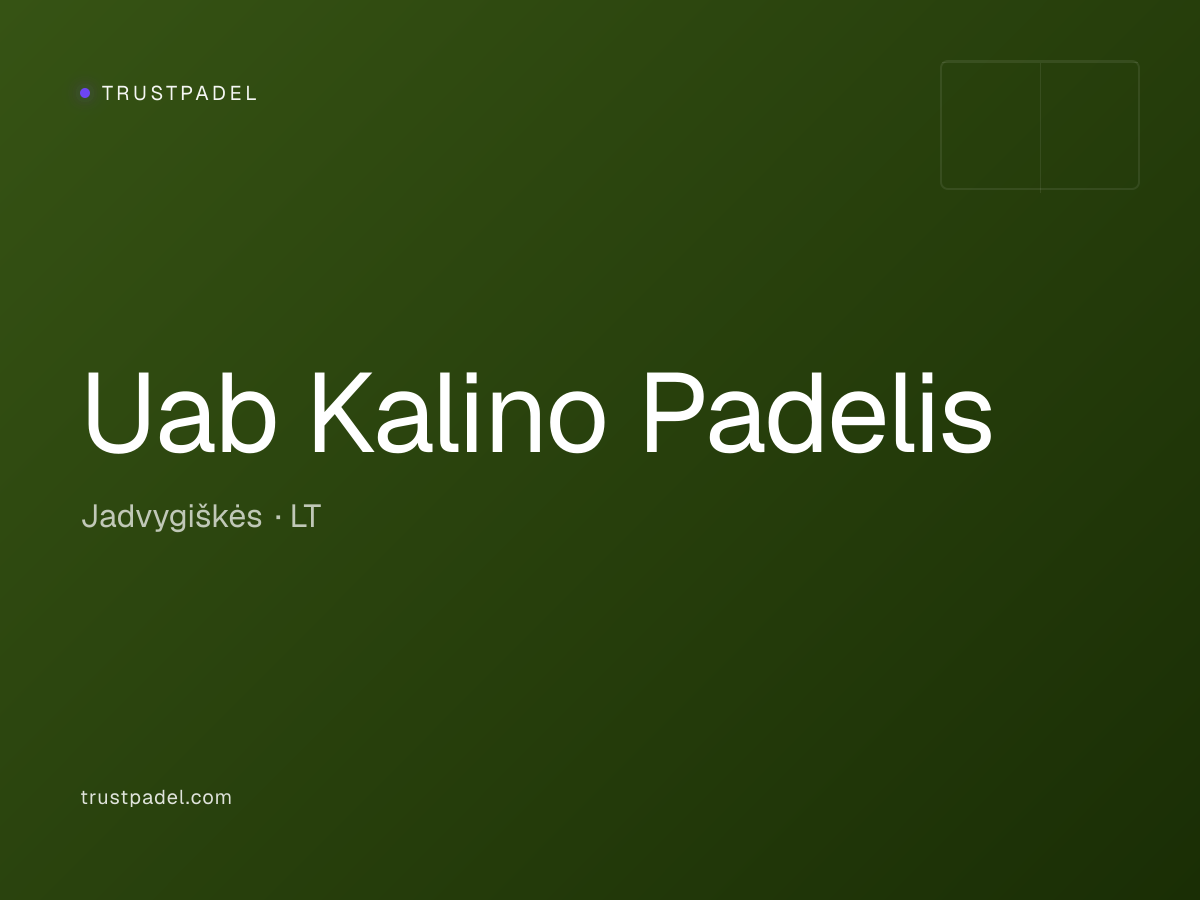 Uab Kalino Padelis padel club
