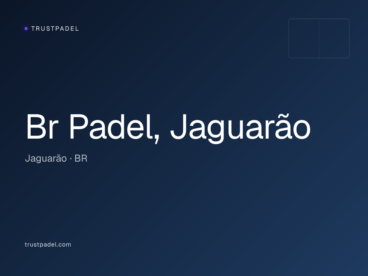 Br Padel, Jaguarão padel club