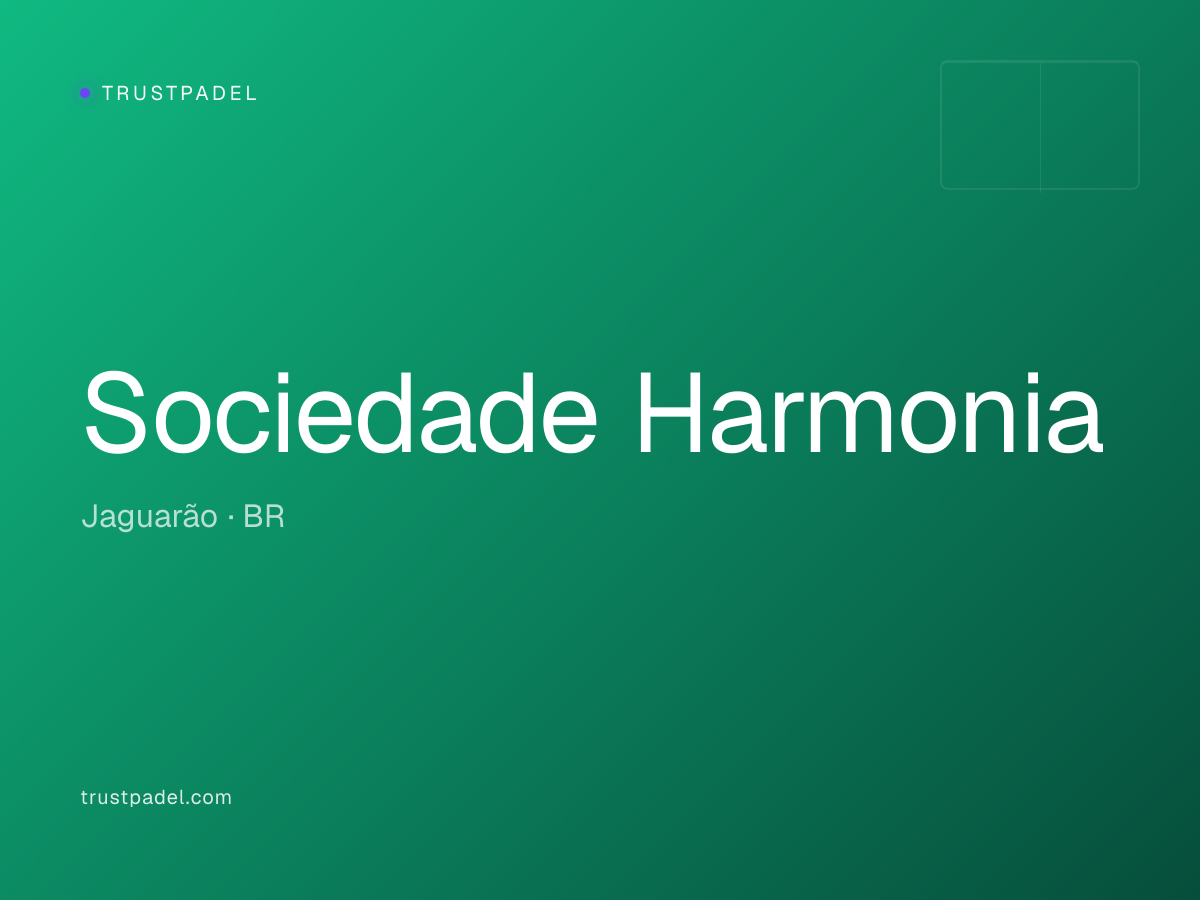 Sociedade Harmonia padel club