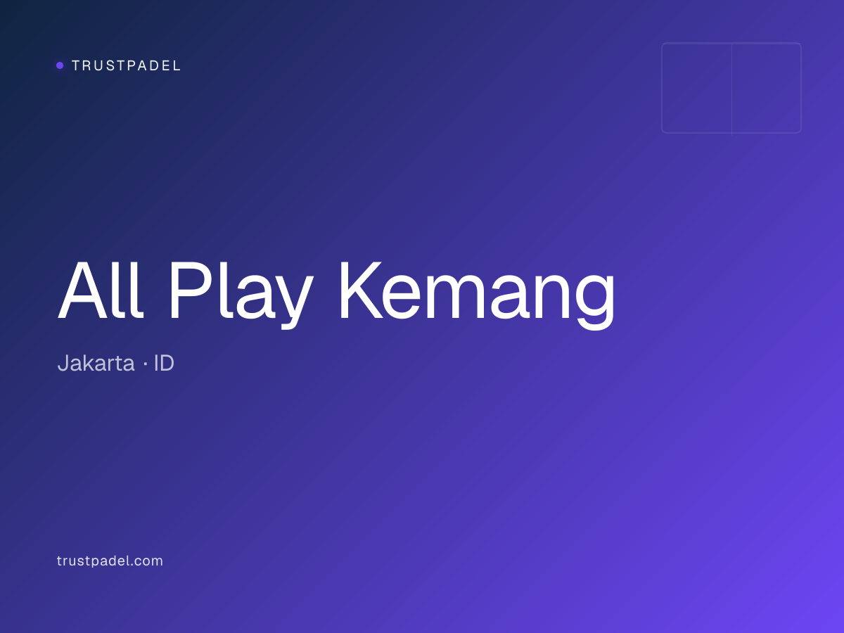 All Play Kemang padel club