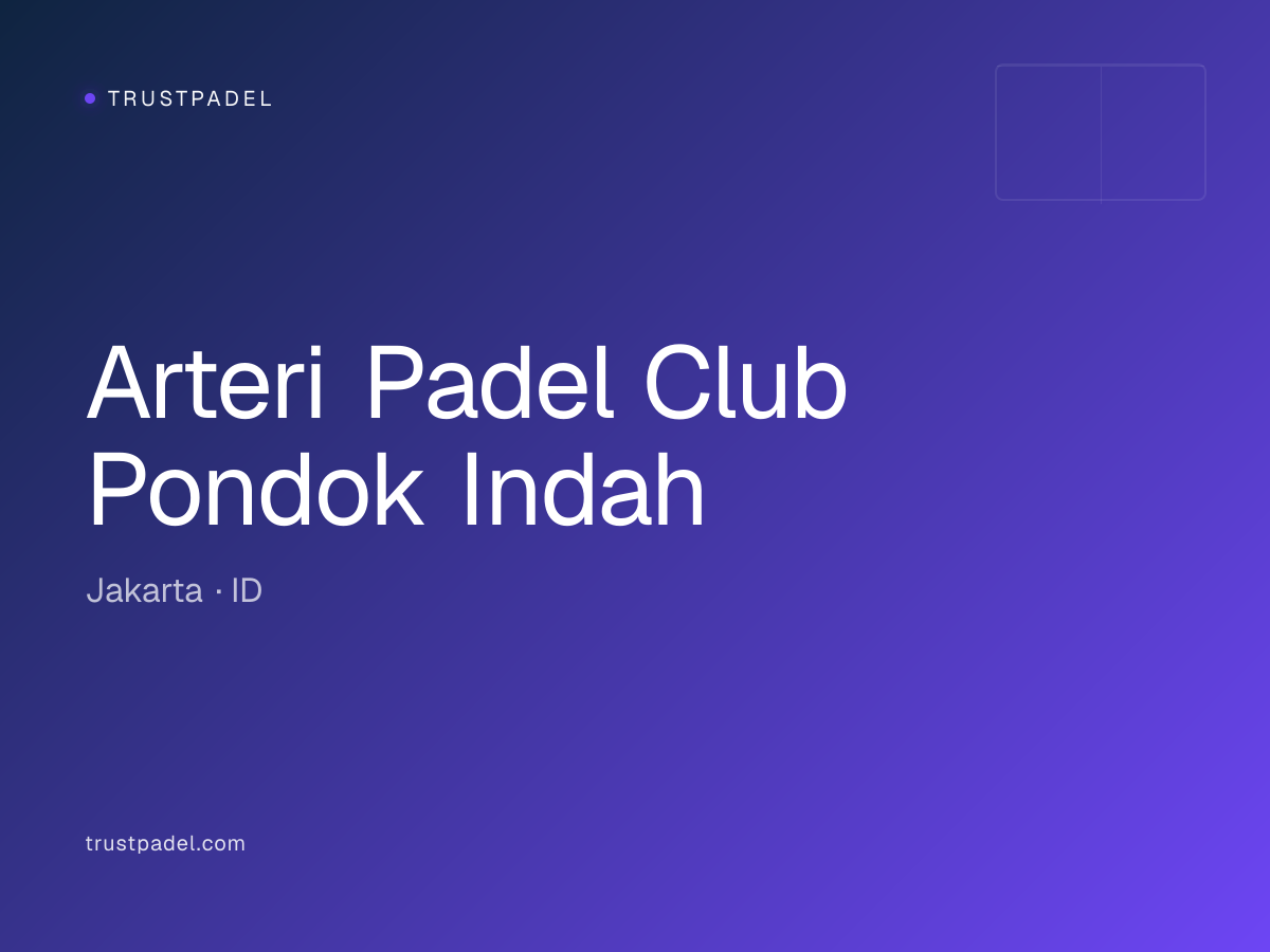 Arteri Padel Club Pondok Indah padel club