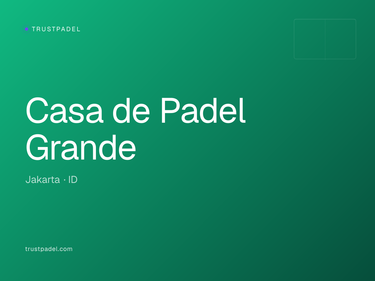 Casa de Padel Grande padel club