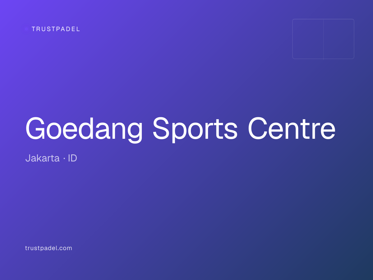 Goedang Sports Centre padel club