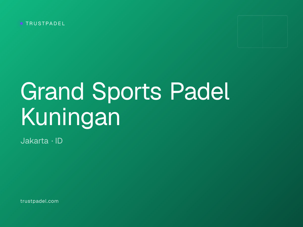 Grand Sports Padel Kuningan padel club