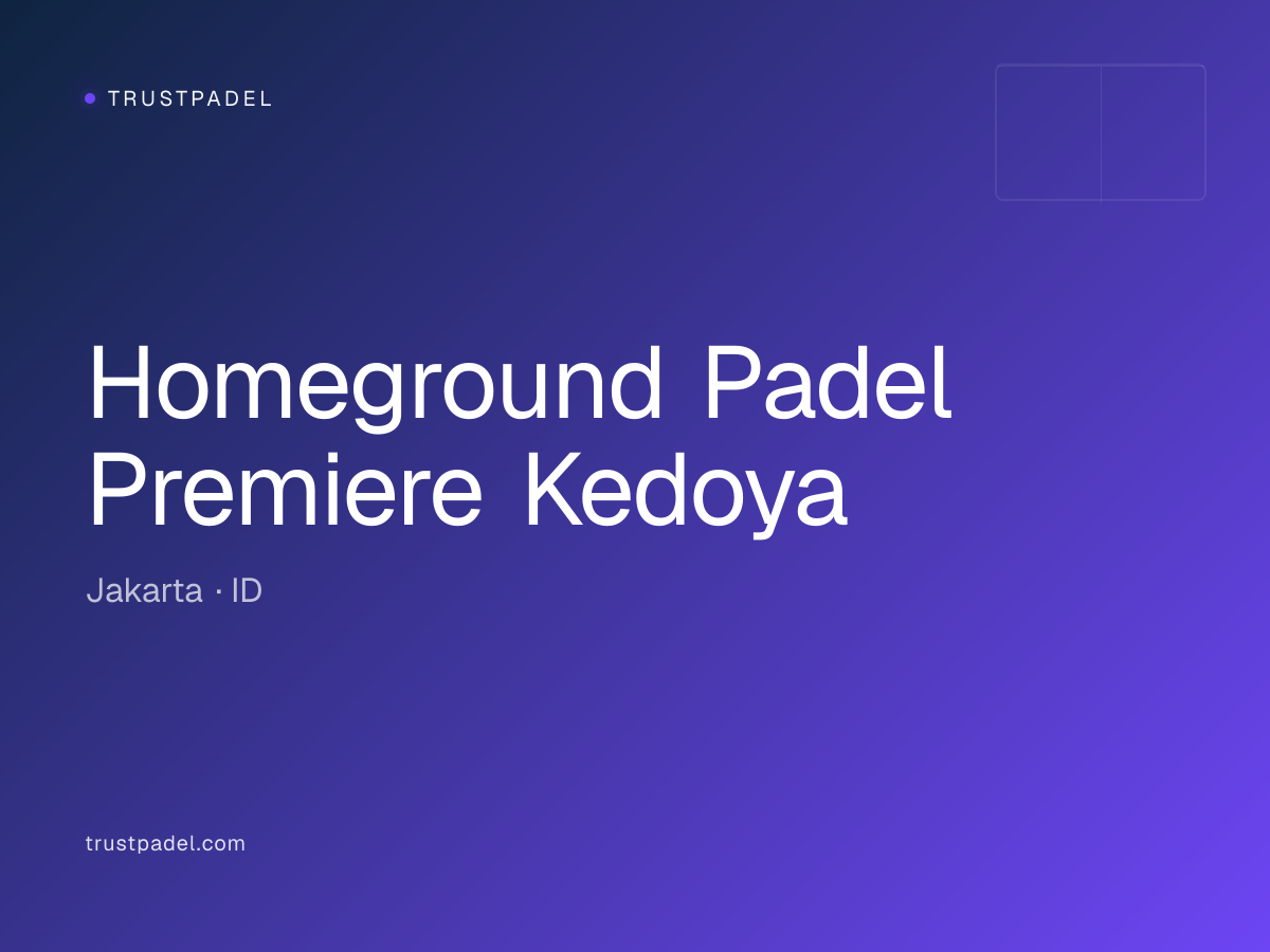 Homeground Padel Premiere Kedoya padel club