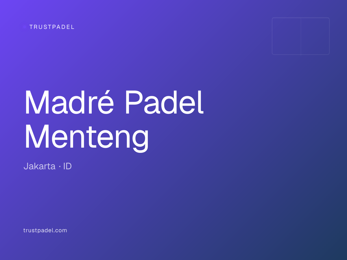 Madré Padel Menteng padel club