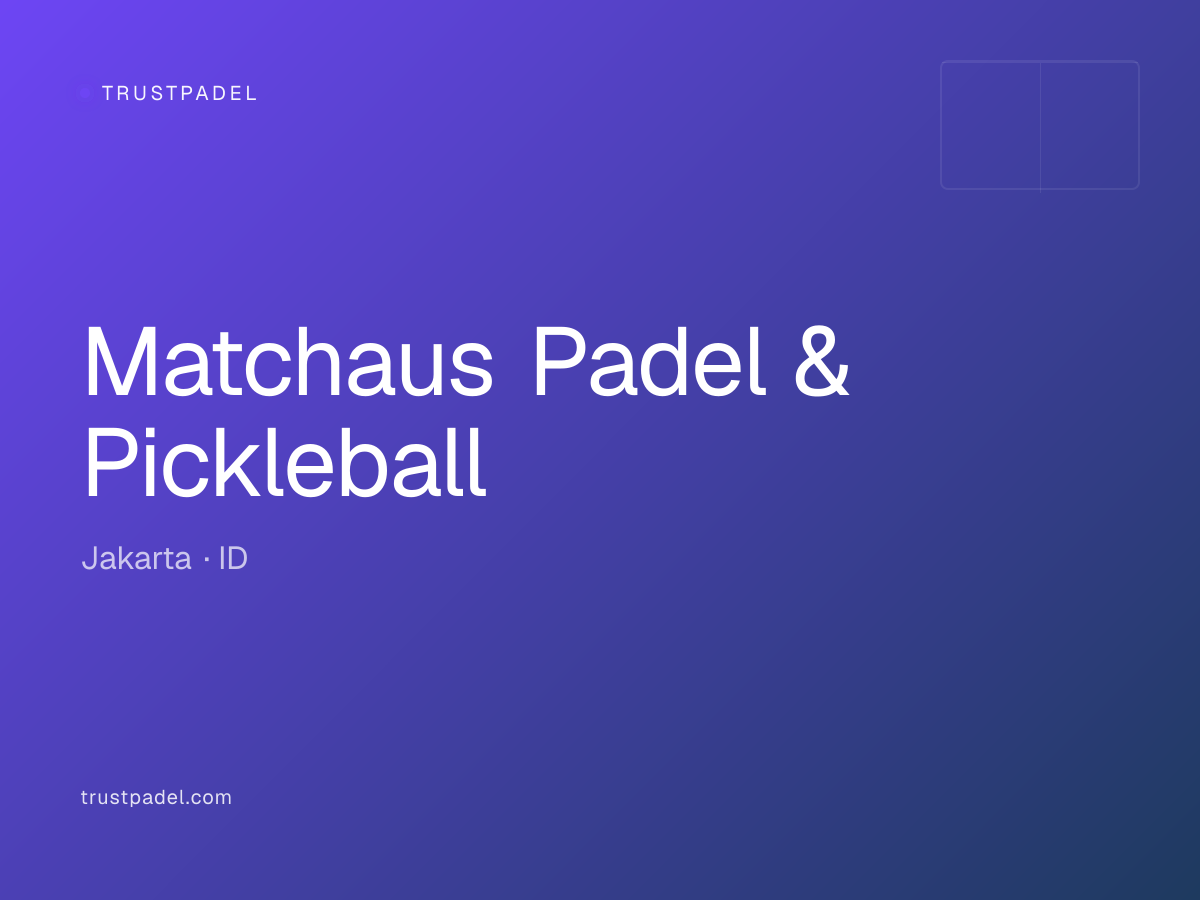 Matchaus Padel & Pickleball padel club