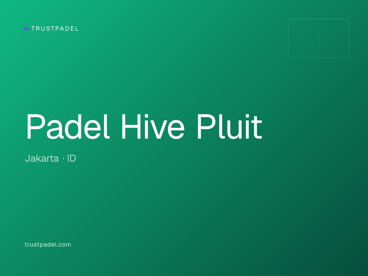 Padel Hive Pluit padel club