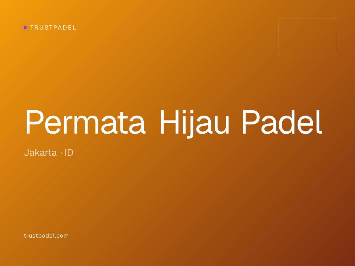 Permata Hijau Padel padel club