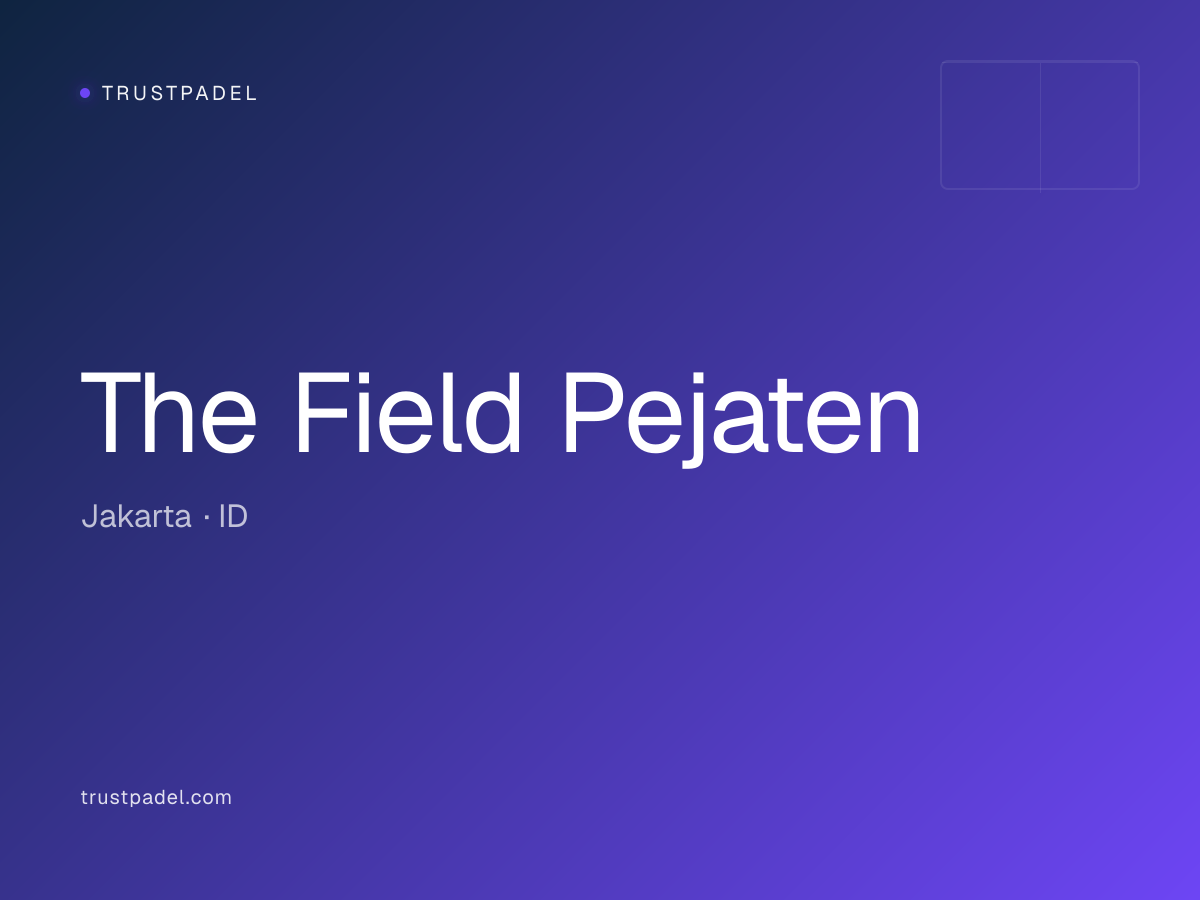 The Field Pejaten padel club