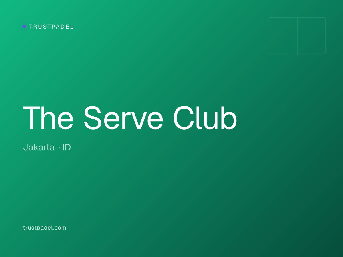 The Serve Club padel club