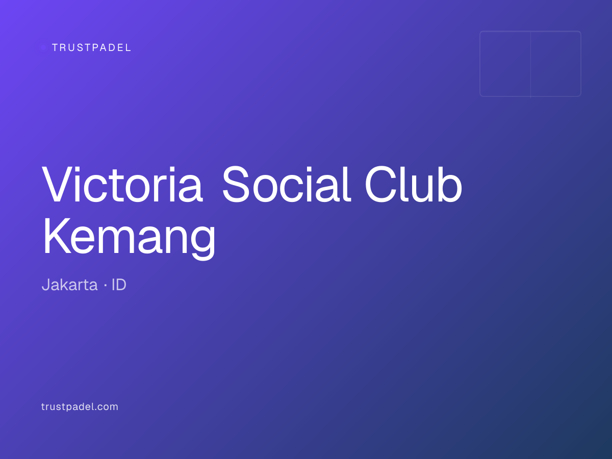 Victoria Social Club Kemang padel club