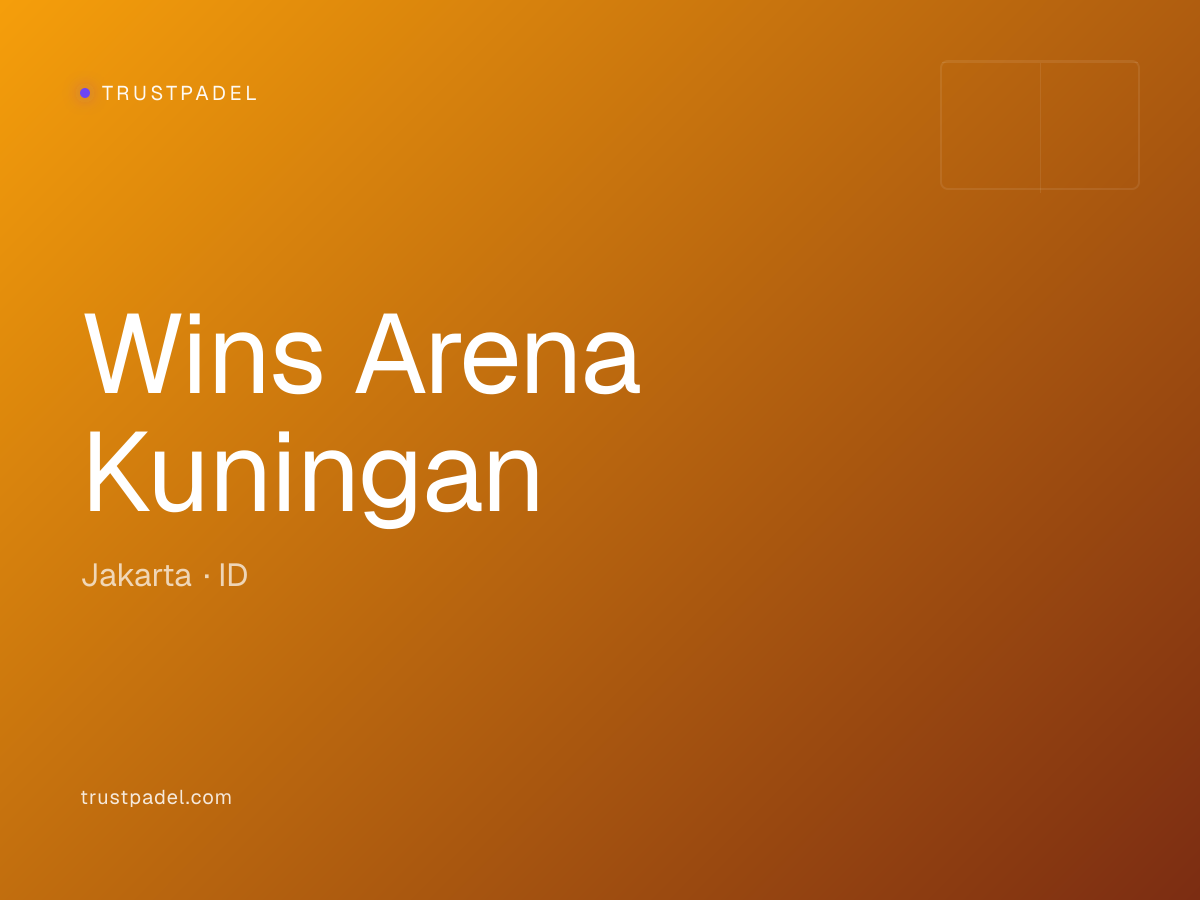 Wins Arena Kuningan padel club